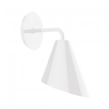 Montclair Light Works SCJ415-44 - Jasmine wall sconce, White