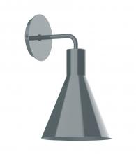 Montclair Light Works SCJ416-40-L10 - J-Series LED Wall Sconce, Slate Gray