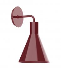 Montclair Light Works SCJ416-55-L10 - J-Series LED Wall Sconce, Barn Red