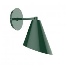 Montclair Light Works SCK415-42 - Jasmine wall sconce, Forest Green