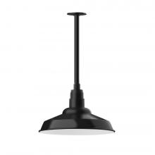 Montclair Light Works STB184-41-L13 - Warehouse 16" LED Pendant, stem mount