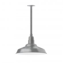 Montclair Light Works STB184-49-L13 - Warehouse 16" LED Pendant, stem mount