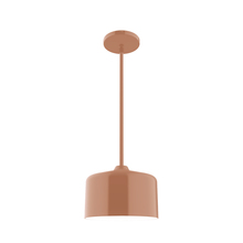 Montclair Light Works STG419-19 - 8.5" Julia Stem Hung Pendant, Terracotta
