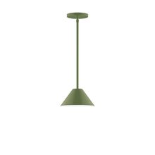 Montclair Light Works STG421-22-L10 - 8" Pinnacle LED Stem Hung Pendant