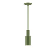 Montclair Light Works STGX450-22 - 3.5" Spark Stem Hung Pendant, Fern Green