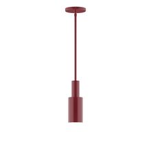 Montclair Light Works STGX450-55 - 3.5" Spark Stem Hung Pendant, Barn Red