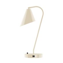 Montclair Light Works TLC415-16-L10 - 23" J-Series LED Table Lamp, Cream