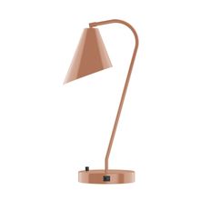 Montclair Light Works TLC415-19-L10 - 23" J-Series LED Table Lamp, Terracotta