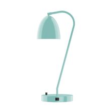 Montclair Light Works TLC417-48-L10 - 23" J-Series LED Table Lamp, Sea Green