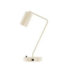 Montclair Light Works TLD425-16-L10 - 21.5" J-Series LED Table Lamp, Cream