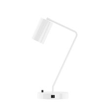 Montclair Light Works TLD425-44-L10 - 21.5" J-Series LED Table Lamp, White