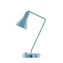 Montclair Light Works TLD436-54-L10 - 21" J-Series LED Table Lamp, Light Blue