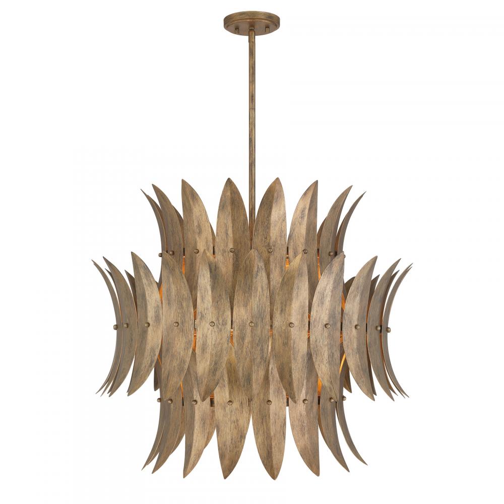 Sanctuary 6-Light Pendant in Coronado by Breegan Jane