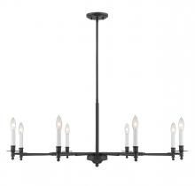 Savoy House 1-4412-8-89 - Jasmine 8-Light Chandelier in Matte Black