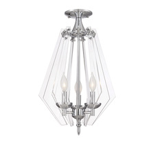 Savoy House 6-671-3-11 - Newell 3 Light Semi-Flush