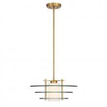 Savoy House 7-8604-1-322 - Newell 1-Light Pendant in Warm Brass