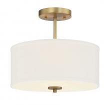 Savoy House M60008NB - 2-Light Ceiling Light in Natural Brass