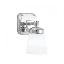 Norwell 8931-CH-SO - Soft Square Indoor Wall Sconce - Chrome