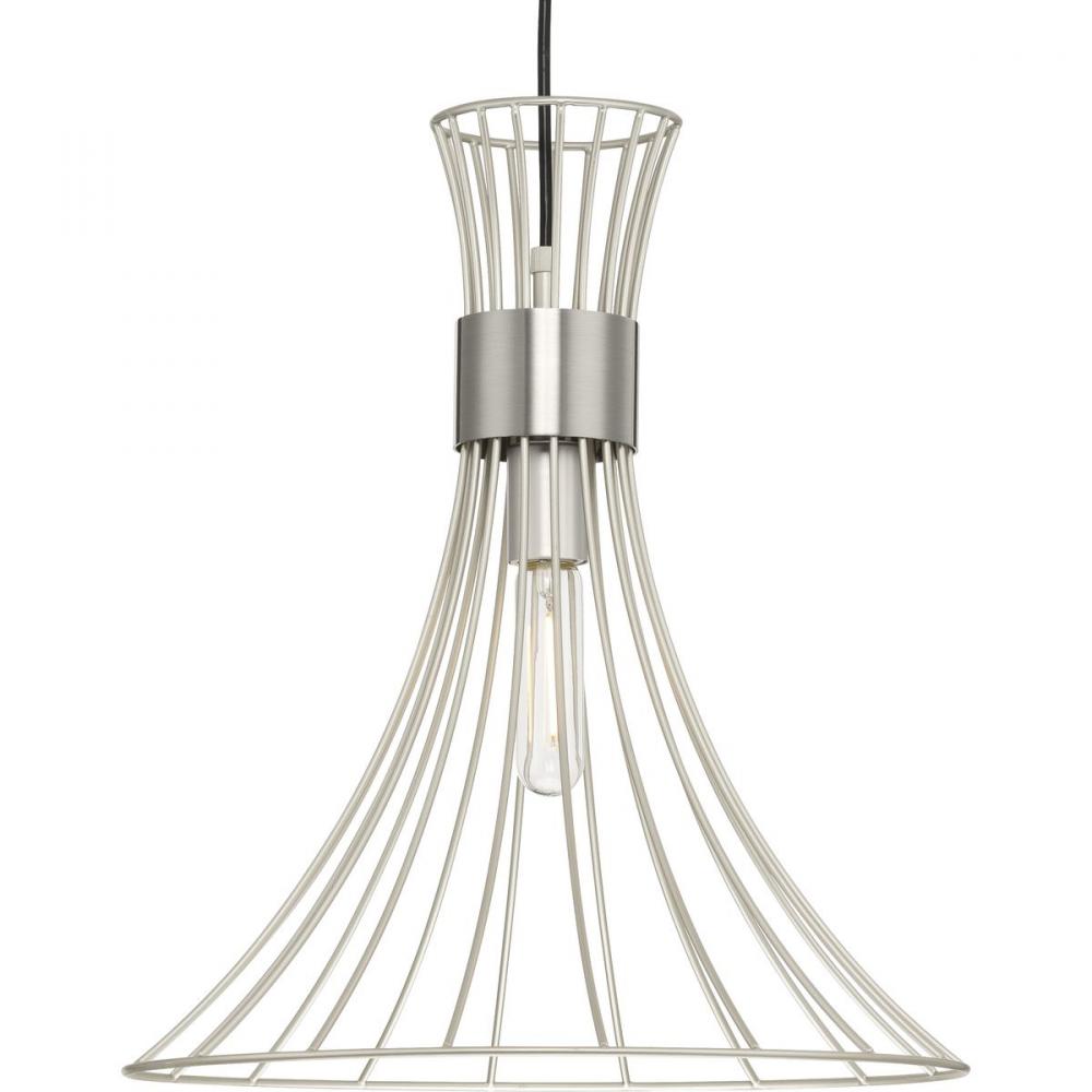 Lorin Collection One-Light Mid-Century Modern Metal Pendant Light