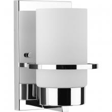 Progress P300413-015 - Reiss Collection One-Light Modern Farmhouse Polished Chrome Vanity Light