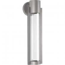  P560056-082-30 - Z-1030 Collection 5" One-Light LED Metallic Gray Medium Modern Wall Lantern