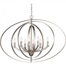 Progress P3791-126 - Equinox Collection Eight-Light Oval Pendant