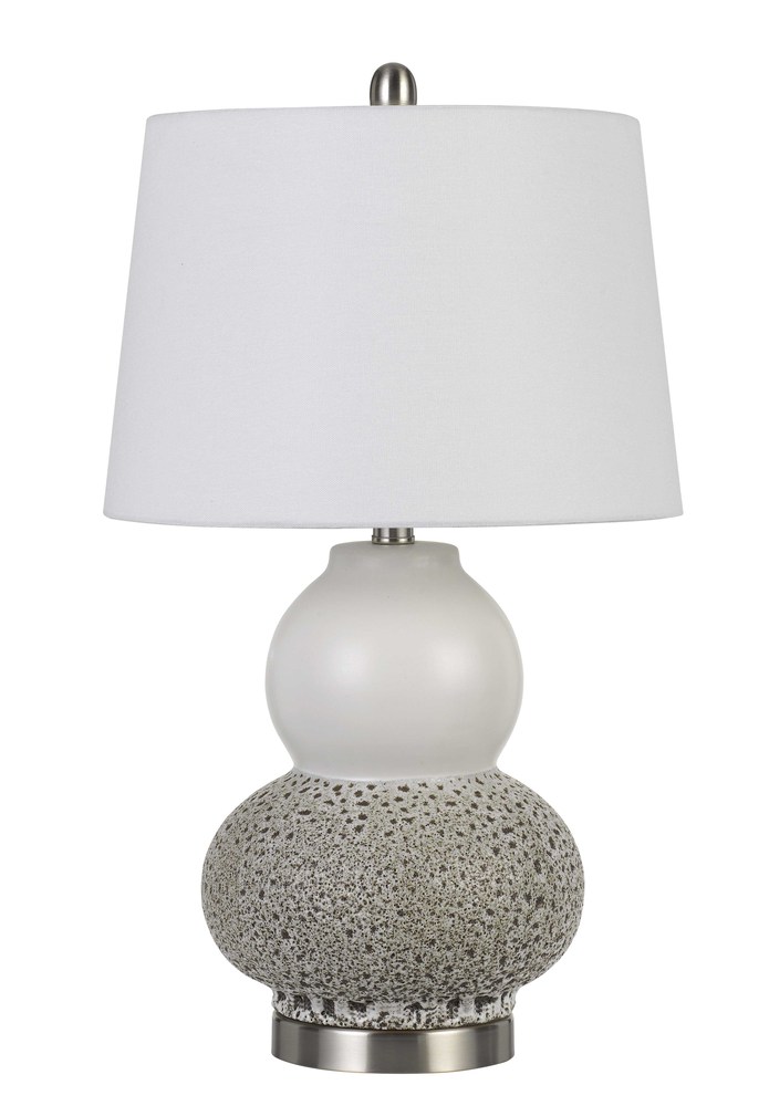 Aigio 100W On Off Ceramic Table Lamps (Sold And Priced As Pairs)