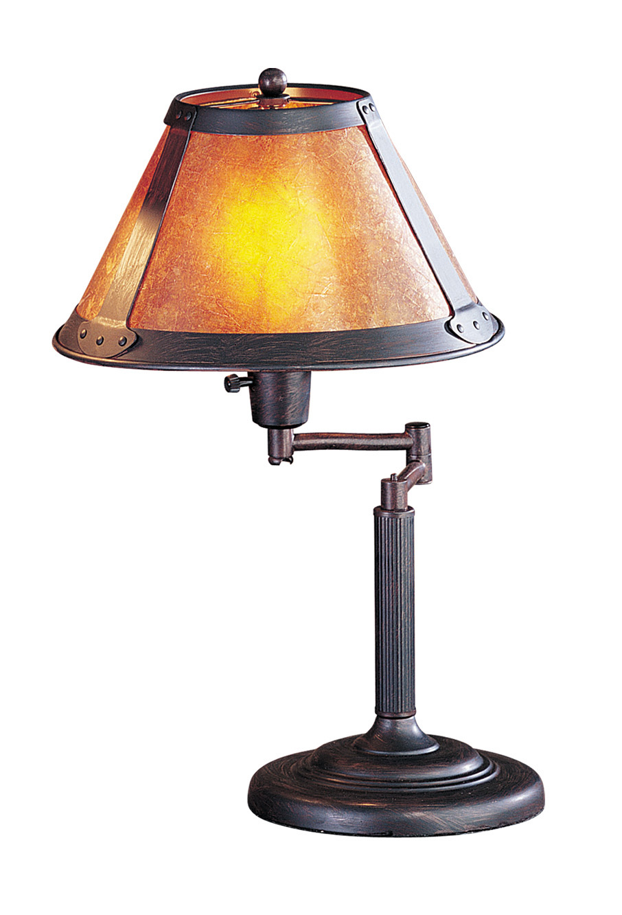 cal lighting swing arm table lamp