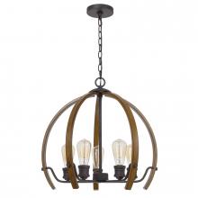 CAL Lighting FX-3764-5 - 60W x 5 Riverton metal chandelier