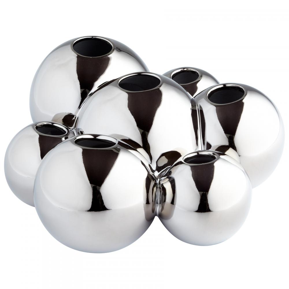 Bubbles Vase Chrome
