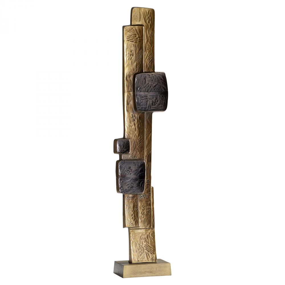Yayoi Sculpture Gold And Black
