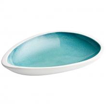 Cyan Designs 10260 - Nice Dream Tray White And Green - Medium