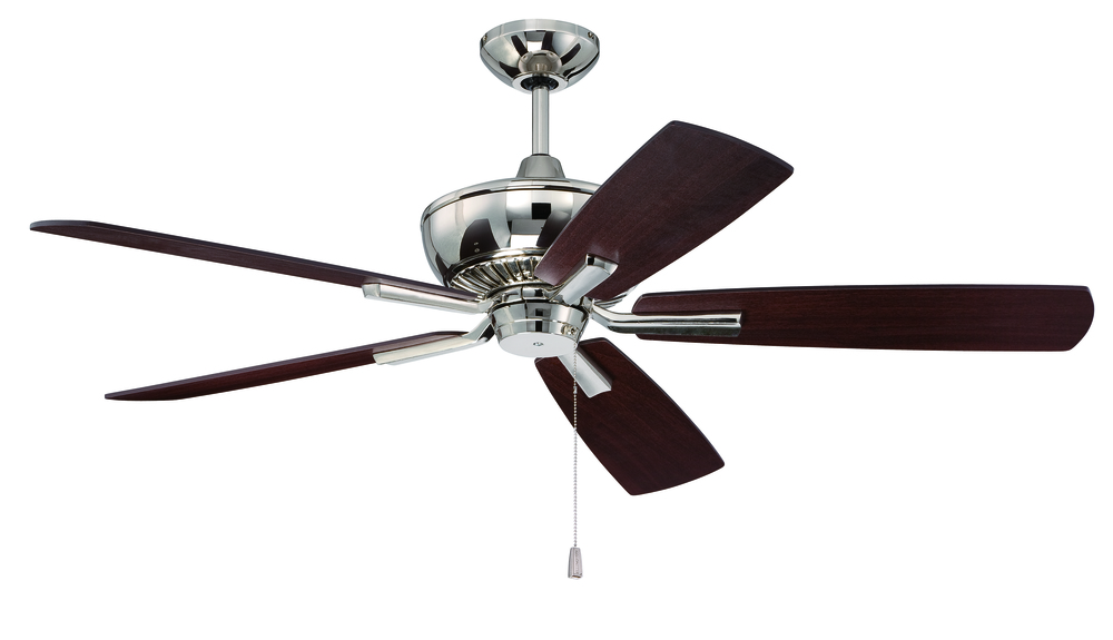 Dunbar 52" Ceiling Fan with Blades in Polished Nickel