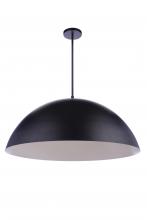 Craftmade P1001FB-LED - 34.75â€ Diameter Sculptural Statement Dome Pendant in Flat Black