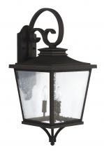 Craftmade ZA2924-DBG - Tillman 3 Light Large Outdoor Wall Lantern in Dark Bronze Gilded