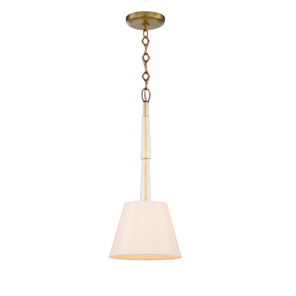 Lawson 1 Light Aged Brass Mini Pendant