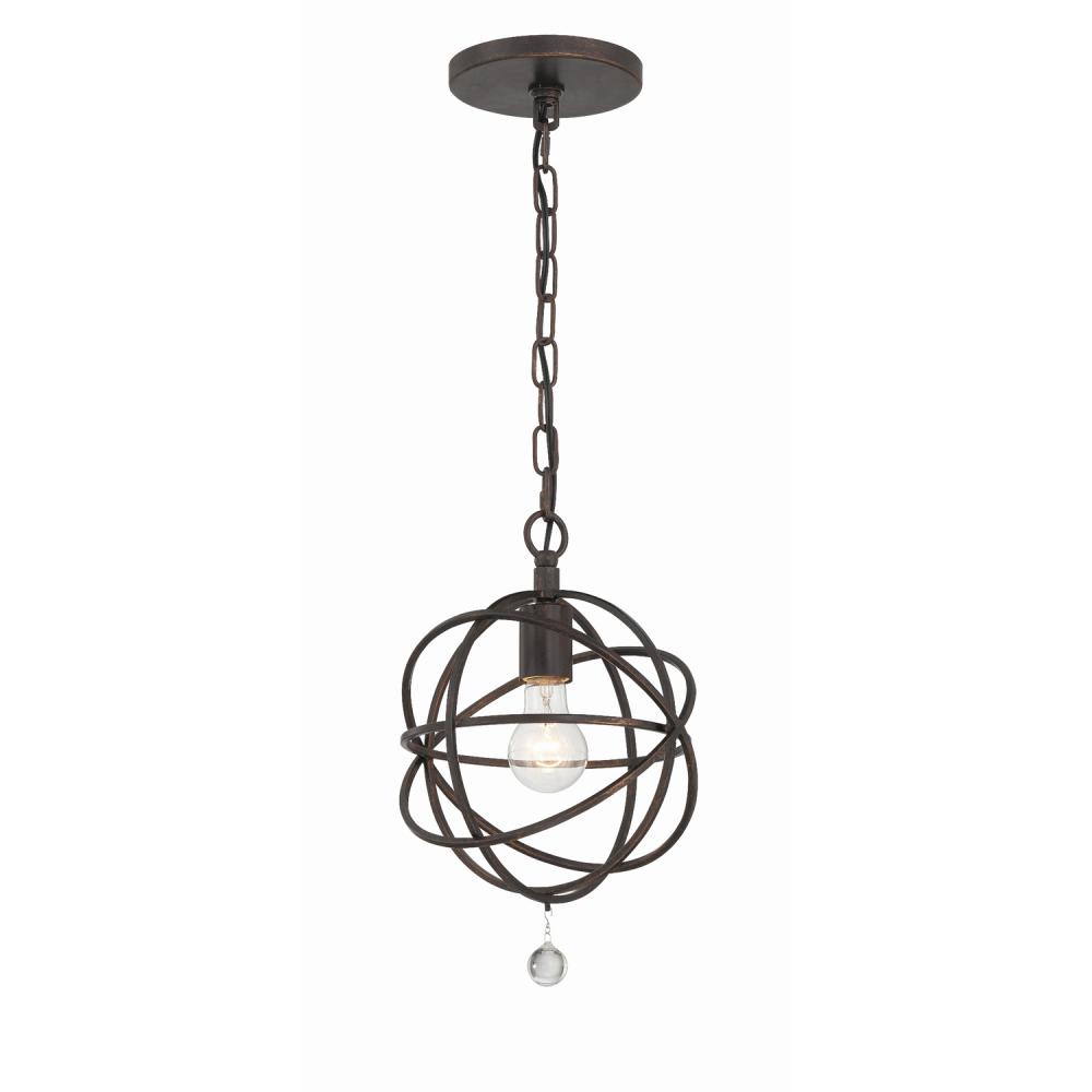 Solaris 1 Light English Bronze Mini Pendant