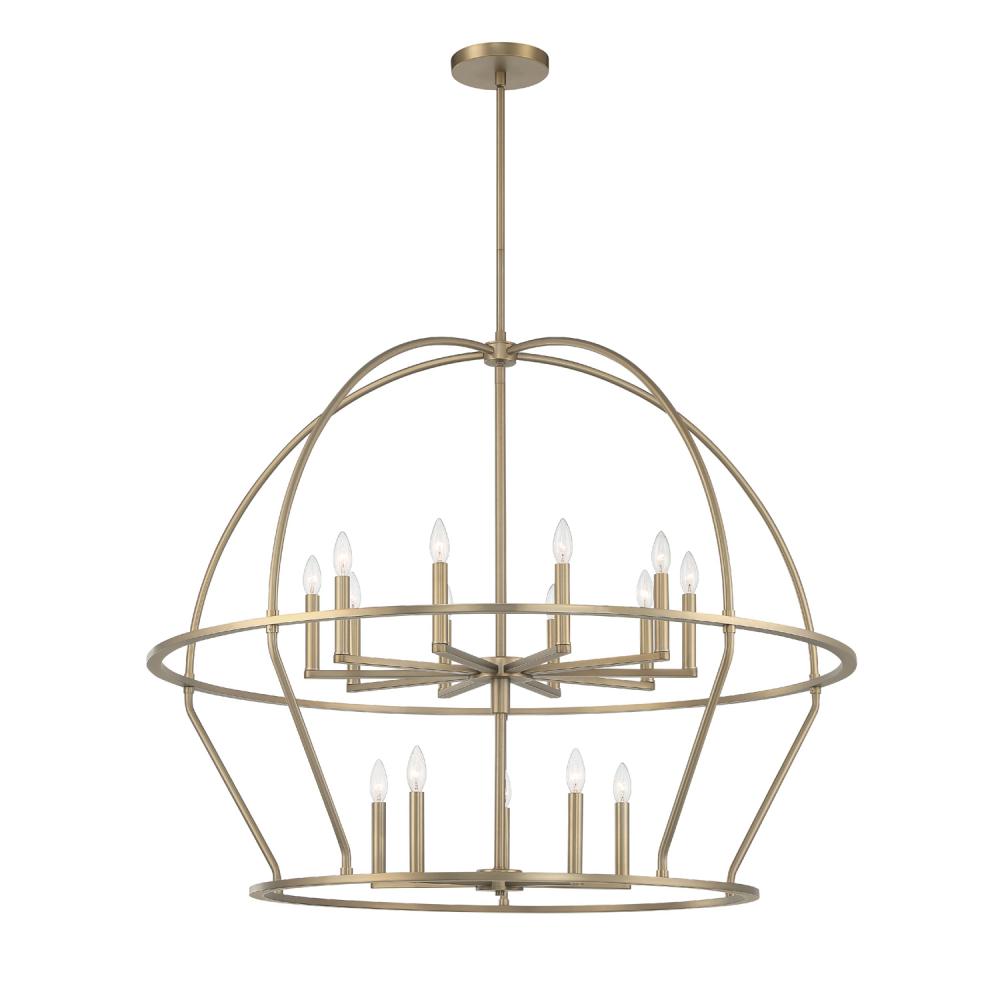 Abbott 15 Light Vibrant Gold Chandelier