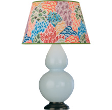 Robert Abbey 1646S - Baby Blue Double Gourd Table Lamp