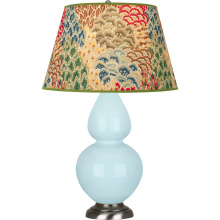 Robert Abbey 1676F - Baby Blue Double Gourd Table Lamp