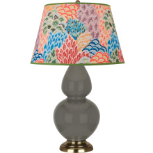 Robert Abbey CR20S - Ash Double Gourd Table Lamp
