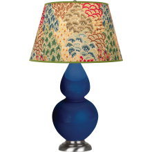 Robert Abbey CT22F - Cobalt Double Gourd Table Lamp