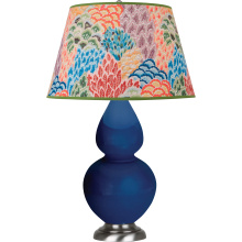 Robert Abbey CT22S - Cobalt Double Gourd Table Lamp