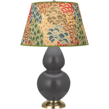 Robert Abbey MCR55F - Matte Ash Double Gourd Table Lamp