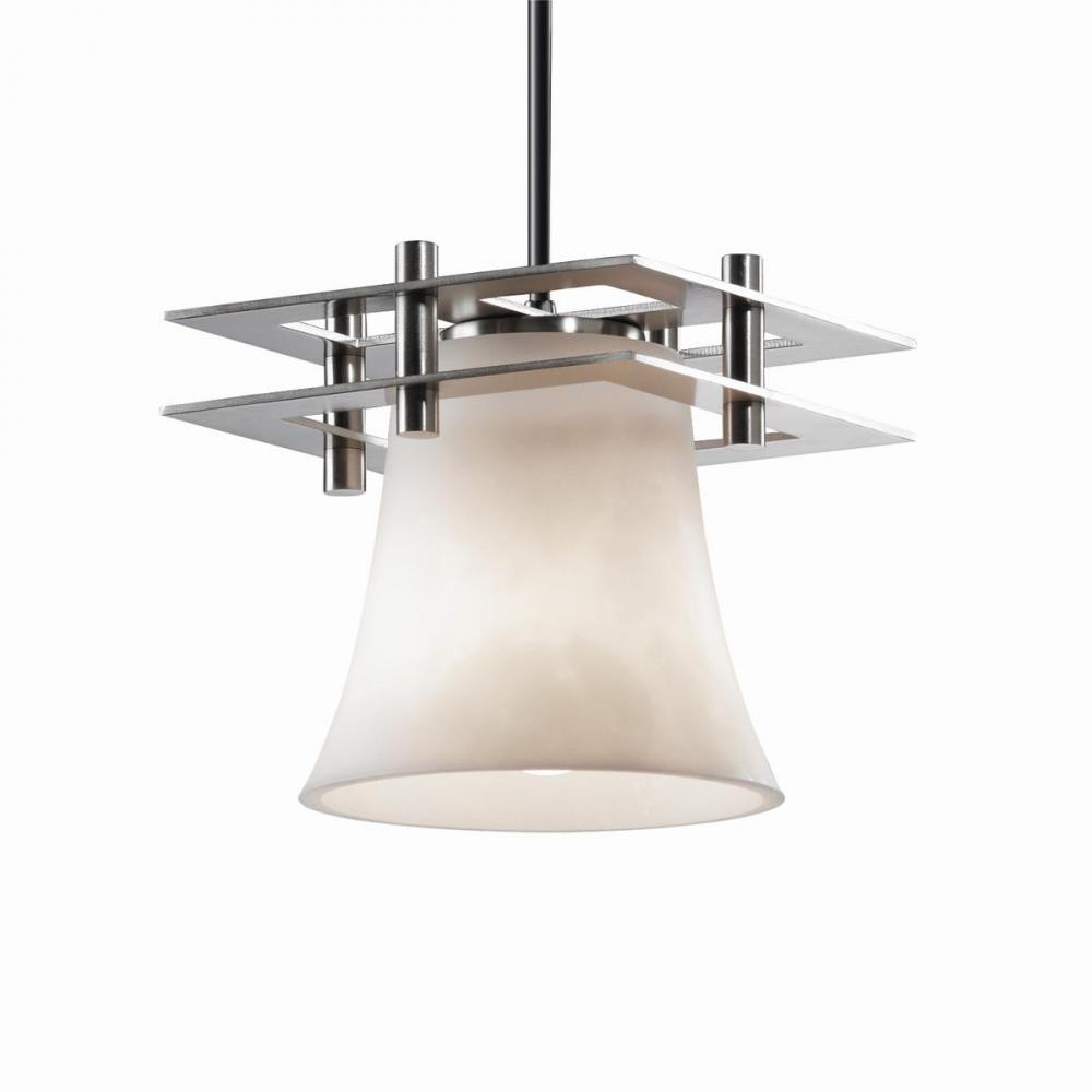 Metropolis 1-Light Small Pendant (2 Flat Bars)