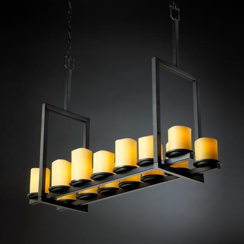 Dakota 14-Light Bridge Chandelier (Tall)