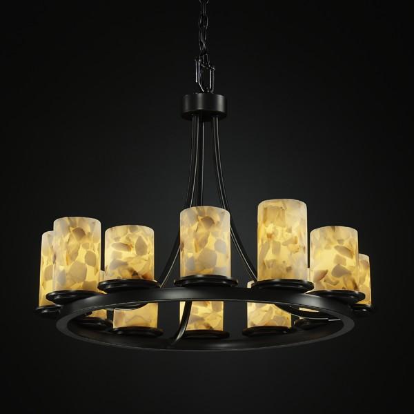 Dakota 12-Light Ring LED Chandelier (Short)