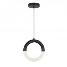 Justice Design Group ACR-4203-FRST-MBLK - Revolve 11" LED Pendant