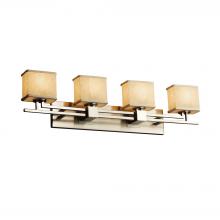 Justice Design Group FAB-8704-55-CREM-NCKL - Aero 4-Light Bath Bar