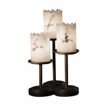 Justice Design Group FAL-8797-12-DBRZ - Dakota 3-Light Table Lamp